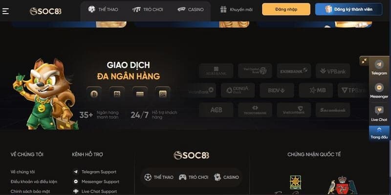Nhà cái SOC88 Lợi ích từ các chính sách của nhà cái SOC88